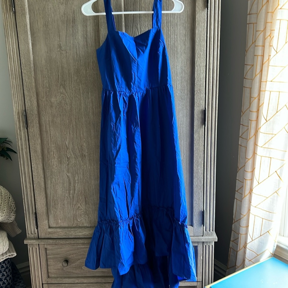 Who What Wear dress; hi-low